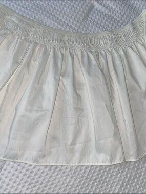Biscayne Bay King Bed Skirt White Wrap Around Ruffled Adjustable 15 Inch Drop